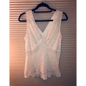 Vintage Calvin Klein beaded blouse